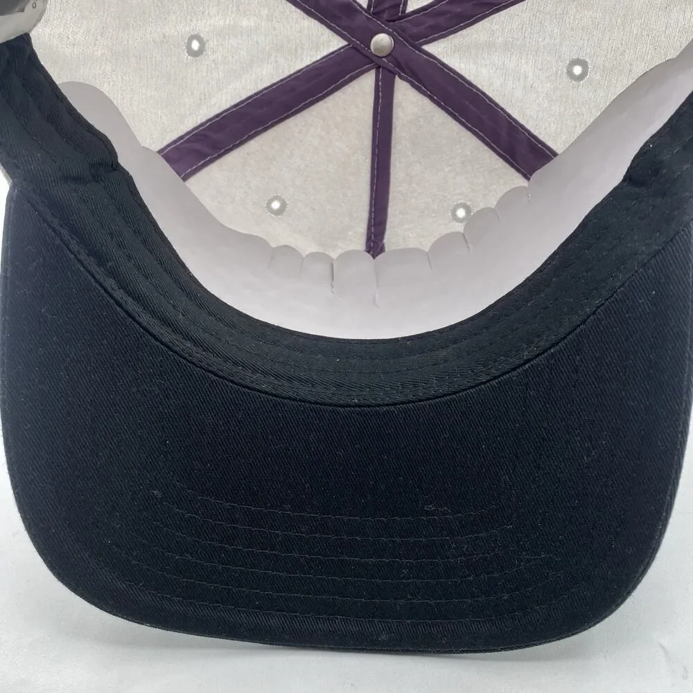 Aeon Flux Hat MTV White White Adjustable Cap Snapback Logo Casual TV Show NWOT
